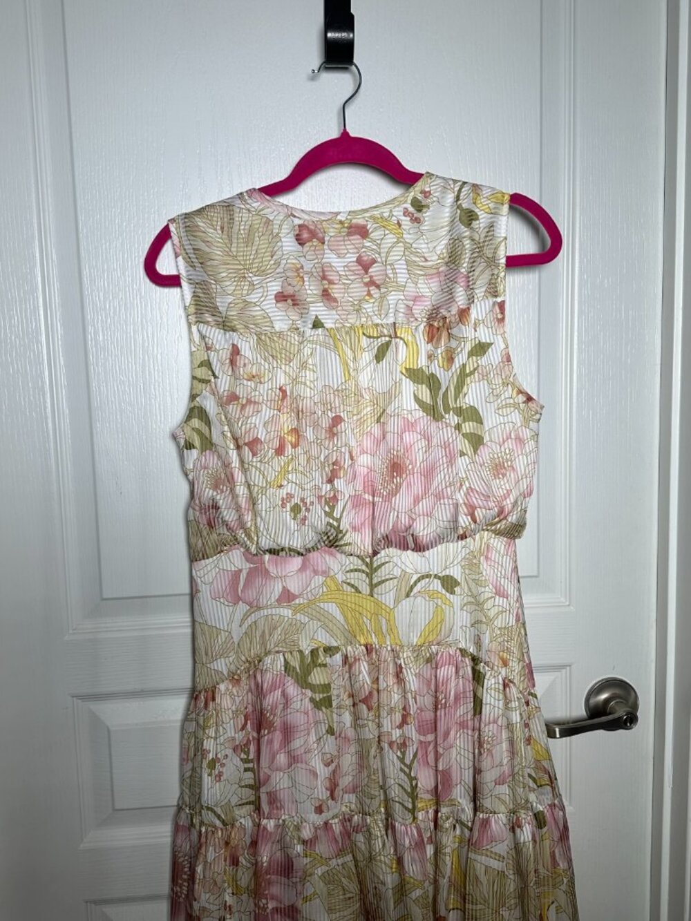 Ted Baker Poliyaa Peony Floral Button Up Sleeveless Mini Dress - Picture 3 of 3